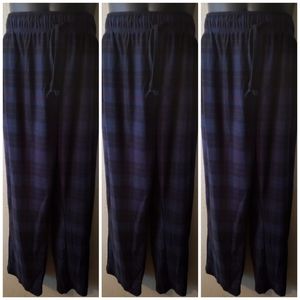 Nautica mens plaid fleece pajamas